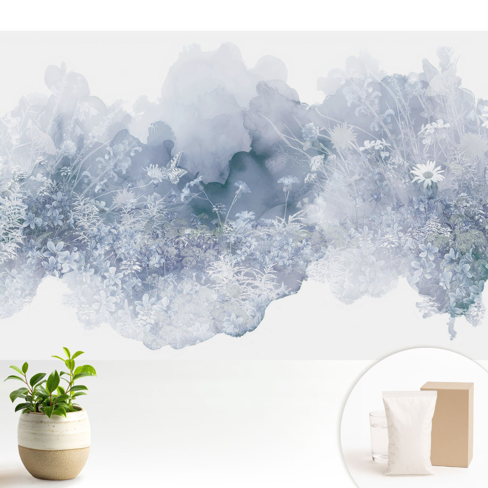 Fototapeta flizelinowa do salonu Kwiaty w pastelowych kolorach