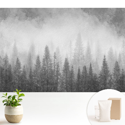 Tapeta fotograficzna flizelinowa Tajemniczy las we mgle
