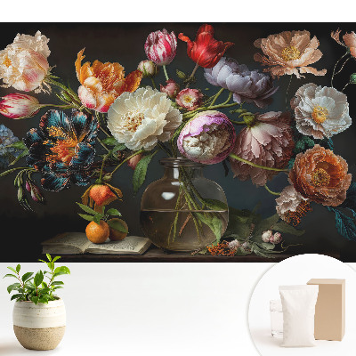 Fototapeta na wymiar do sypialni Kwiatowa kompozycja w wazonie