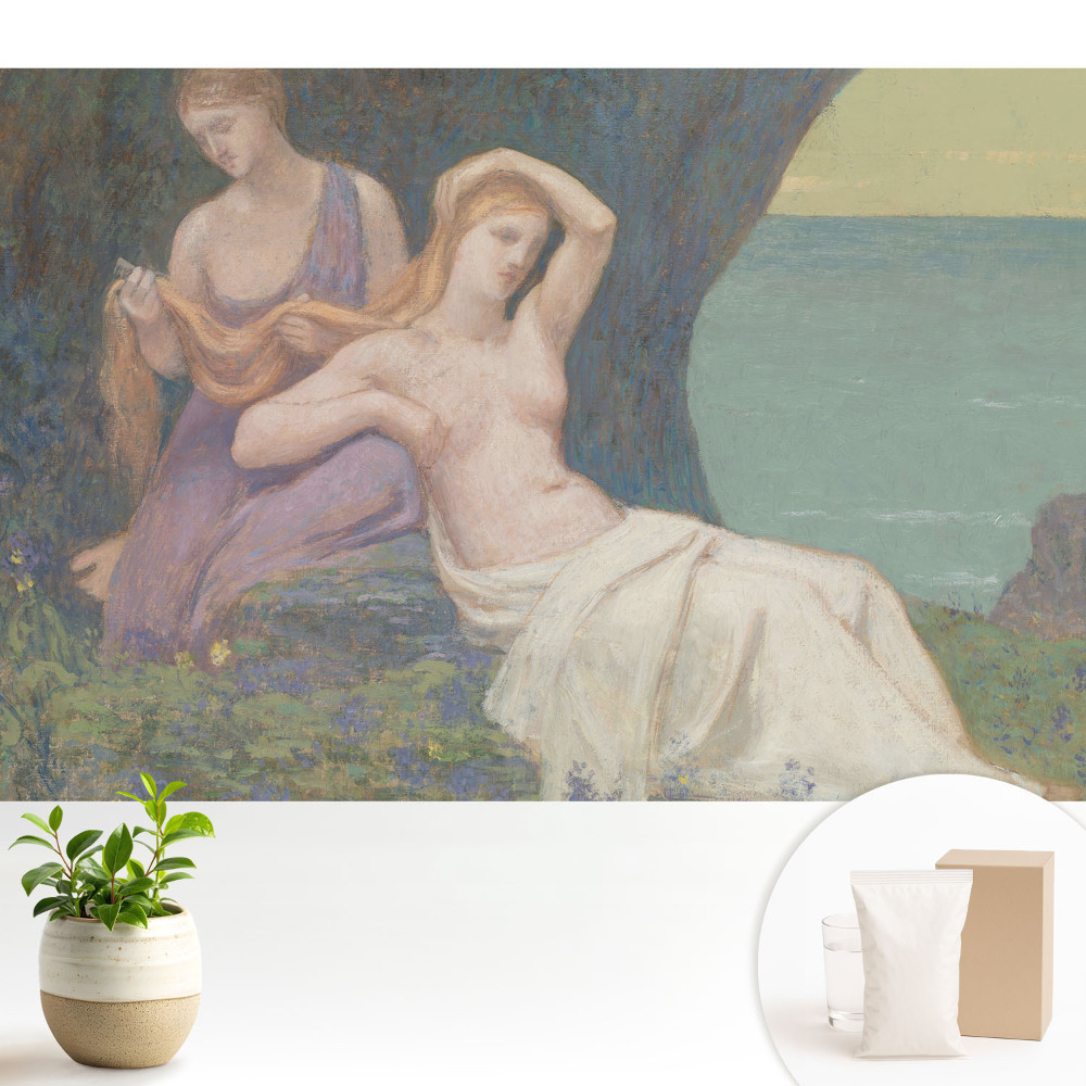 Fototapeta z nadrukiem na flizelinie Kobiety na plaży