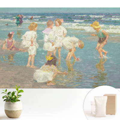 Fototapeta do salonu Dzieci nad morzem lata dzieciństwa