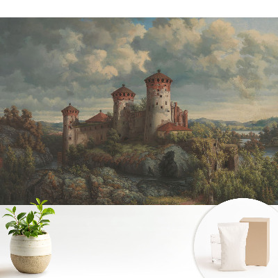 Fototapeta na wymiar do sypialni Zamek wśród natury