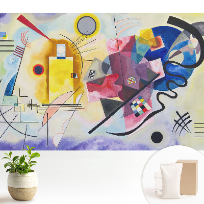 Tapeta fotograficzna flizelinowa Abstrakcyjne kształty kolorowe wzory