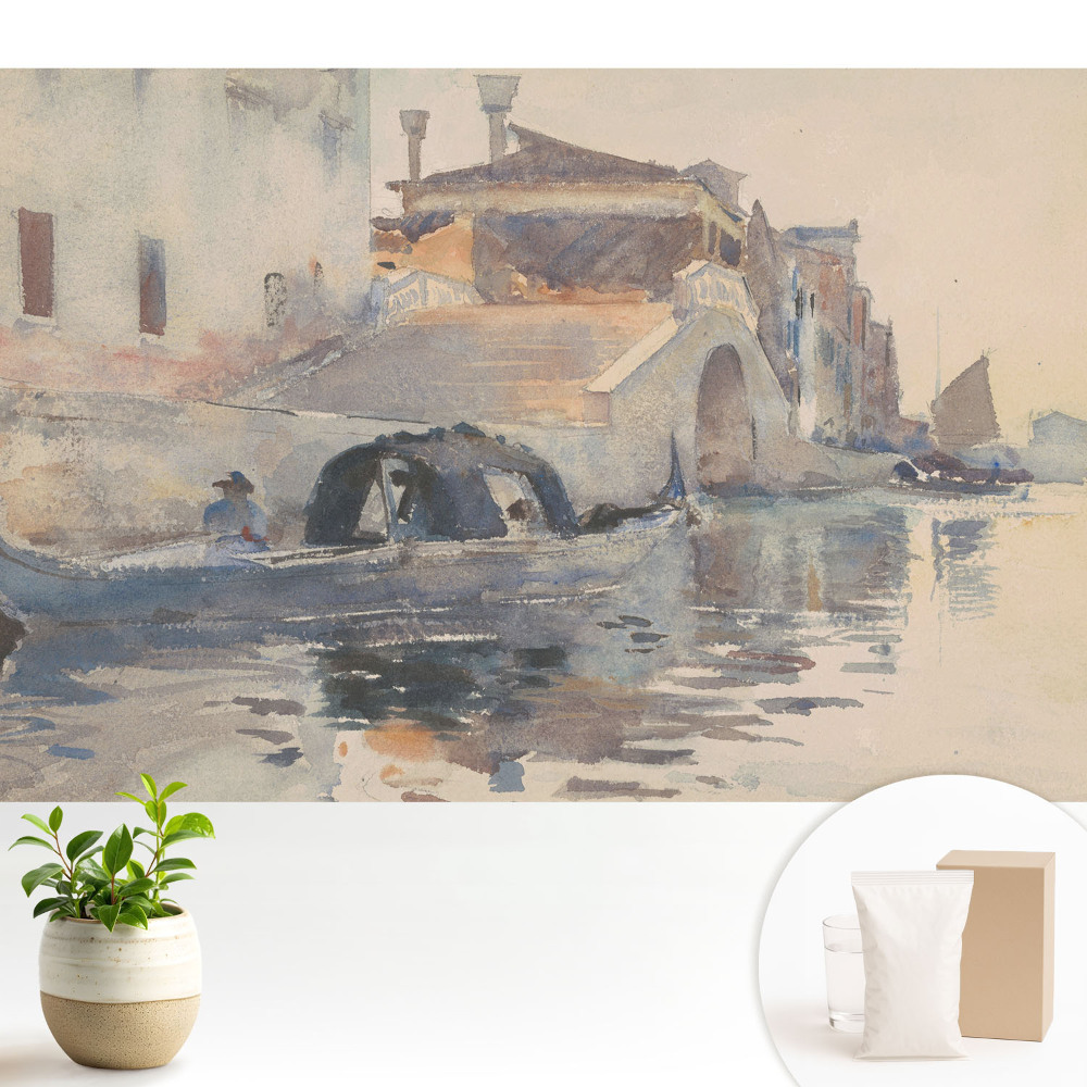 Nowoczesna fototapeta na wymiar Akwarelowa sceneria Wenecja harmonia wody