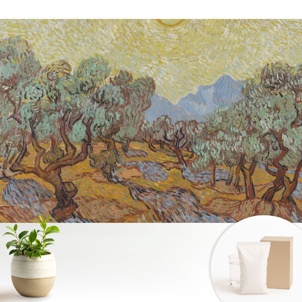 Tapeta fotograficzna flizelinowa Energetyczny krajobraz pełen kolorowych detali