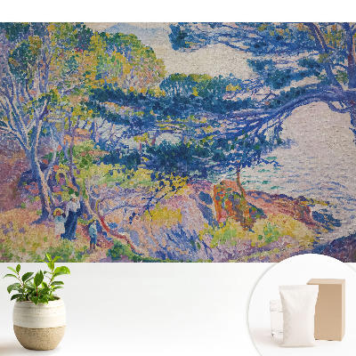 Fototapeta z nadrukiem na flizelinie Kolorowy krajobraz spokojna harmonia