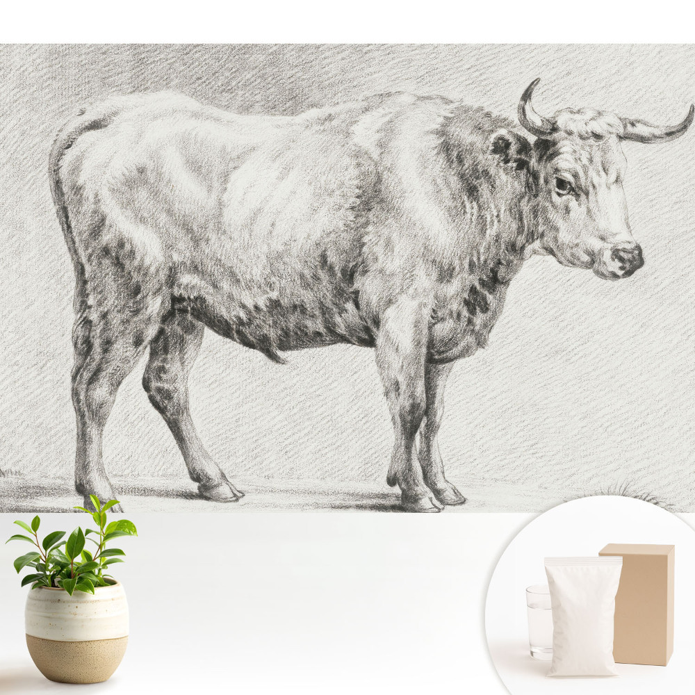 Tapeta fotograficzna flizelinowa Klasyczna grafika zwierzęca