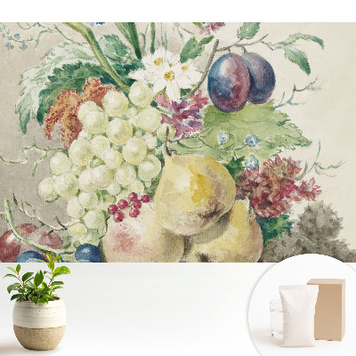 Fototapeta do salonu Martwa natura owoców i kwiatów