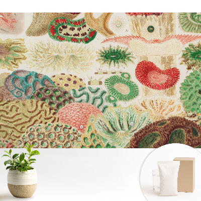 Nowoczesna fototapeta na wymiar Abstrakcyjne motywy organiczne i struktury