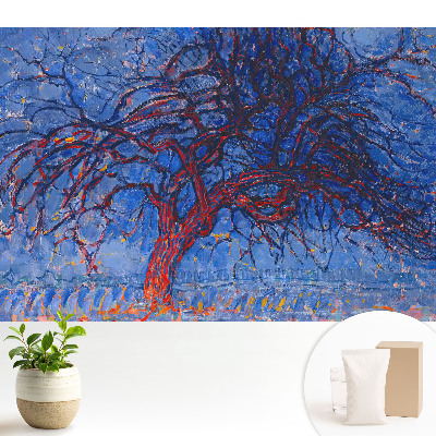 Fototapeta do salonu Ekspresyjna abstrakcja błękitu