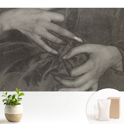 Tapeta fotograficzna flizelinowa Harmonijne dłonie na materiale