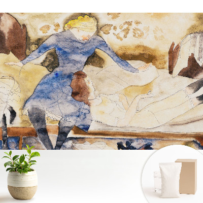 Tapeta fotograficzna flizelinowa Romantyczna scena w pastelowych barwach