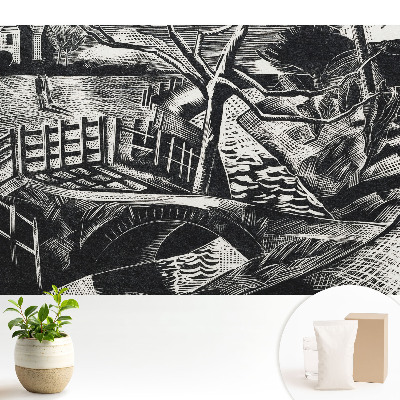 Tapeta fotograficzna flizelinowa Pejzaż miejski klasyczny kompozycja geometryczna