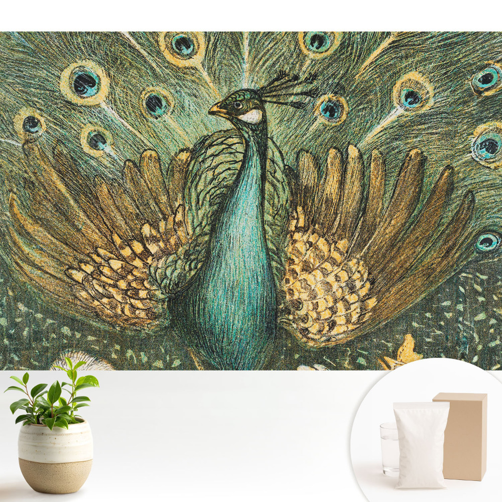 Nowoczesna fototapeta na wymiar Klasyczny paw elegancja natura