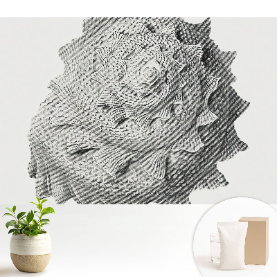 Fototapeta z nadrukiem na flizelinie Muszla spiralna wizualna harmonia