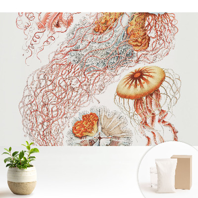 Tapeta fotograficzna flizelinowa Artystyczne meduzy z detalami