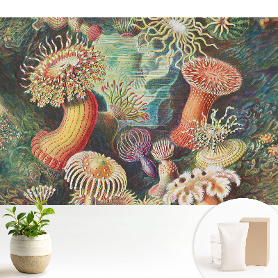 Nowoczesna fototapeta na wymiar Podwodne formy i jaskrawe kolory