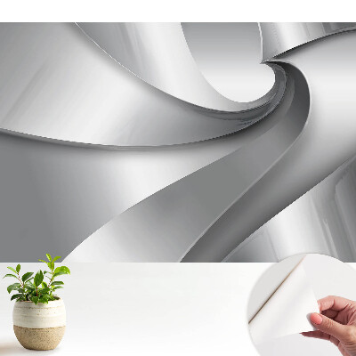 Nowoczesna fototapeta na wymiar Nowoczesne dynamiczne spirale w odcieniach szarości