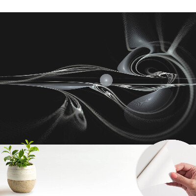 Fototapeta na wymiar do sypialni Nowoczesna abstrakcja przepływające linie