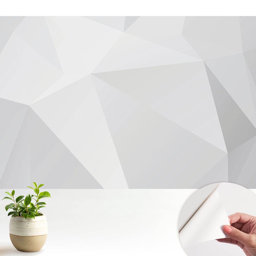 Fototapeta z nadrukiem samoprzylepna Szare geometryczne formy elegancja nowoczesność