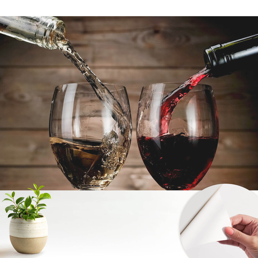 Fototapeta Wino w kieliszkach klasyczny styl