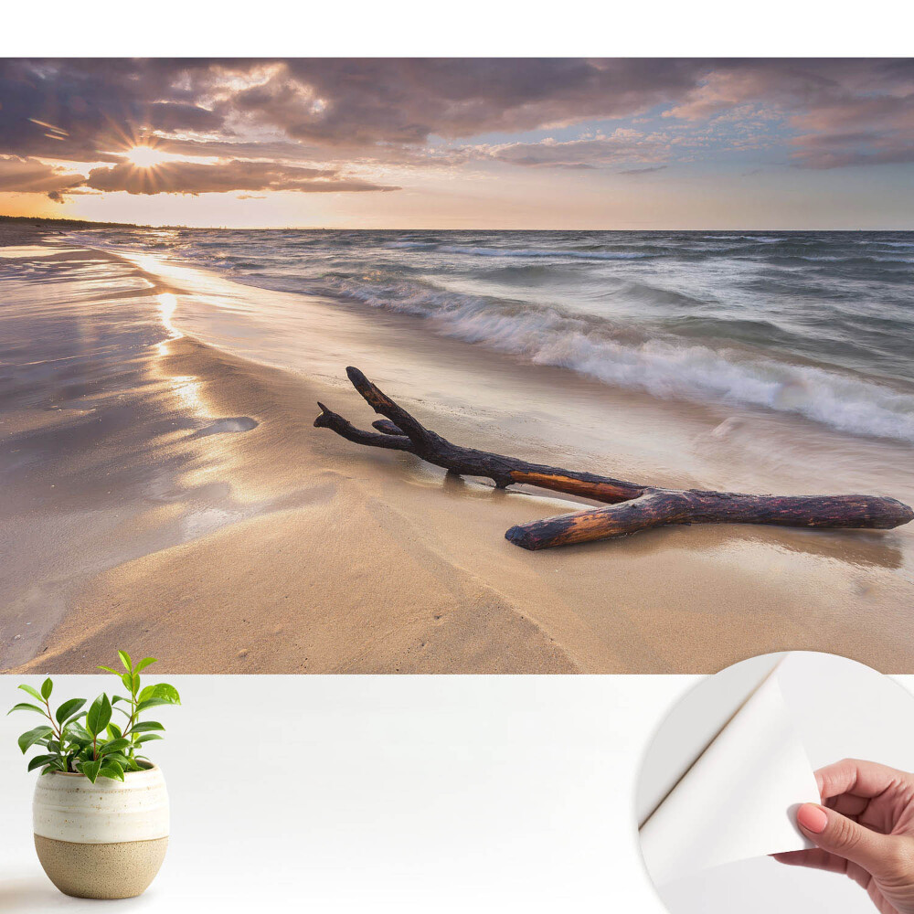 Fototapeta do salonu Zachód słońca nad morzem