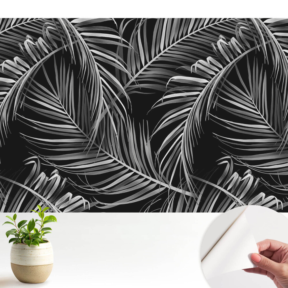 Fototapeta samoprzylepna do salonu Motyw liści palmowych styl nowoczesny