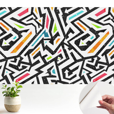 Fototapeta z nadrukiem samoprzylepna Kolorowe geometryczne wzory