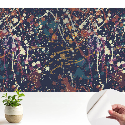 Nowoczesna fototapeta na wymiar Abstrakcyjne plamy kolorowe linie