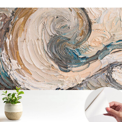 Nowoczesna fototapeta na wymiar Abstrakcyjna mozaika kolorów i wirów