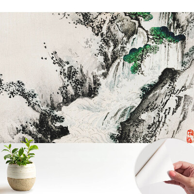 Fototapeta do salonu Orientalny krajobraz wodospadu