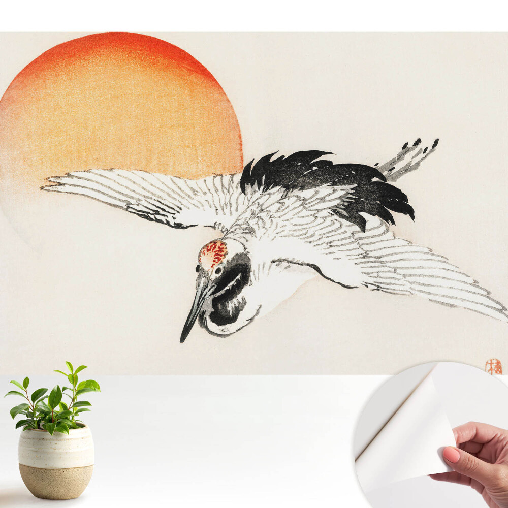 Fototapeta samoprzylepna do salonu Subtelny motyw ptaka w locie