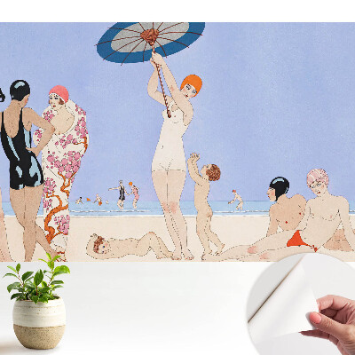 Fototapeta z nadrukiem samoprzylepna Retro plażowy relaks