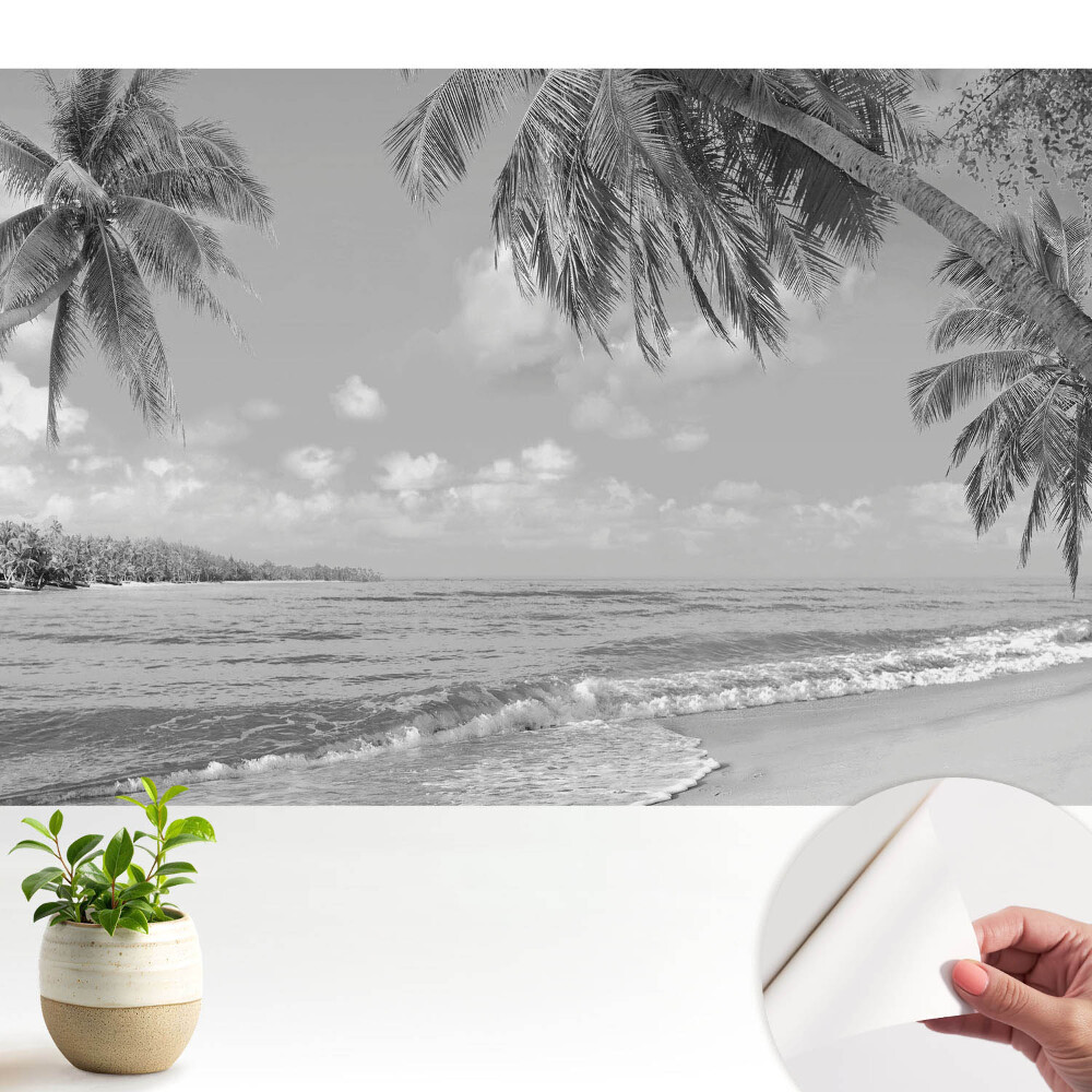 Fototapeta Egzotyczna plaża z palmami