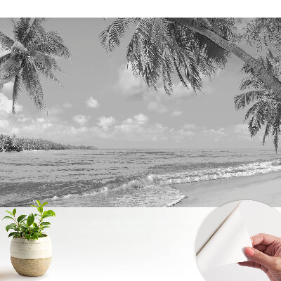 Fototapeta Egzotyczna plaża z palmami