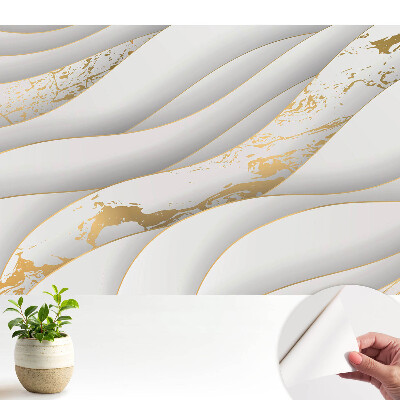 Fototapeta z nadrukiem samoprzylepna Abstrakcyjne fale elegancja