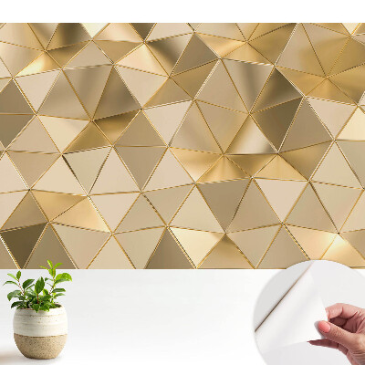 Nowoczesna fototapeta na wymiar Geometryczne trójkąty nowoczesna elegancja