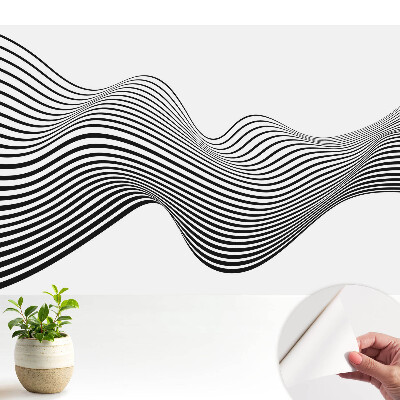 Fototapeta do salonu Falujące linie minimalizm energia