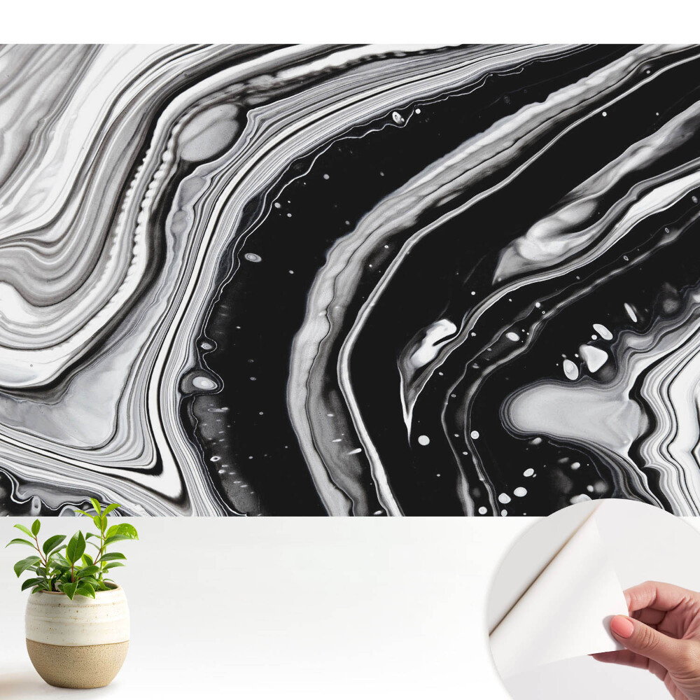 Tapeta fotograficzna samoprzylepna Abstrakcyjne linie w odcieniach szarości