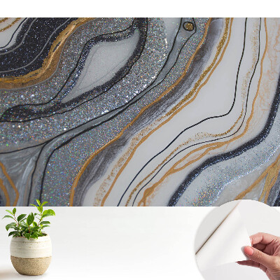 Fototapeta samoprzylepna do salonu Abstrakcyjne fale elegancki blask.