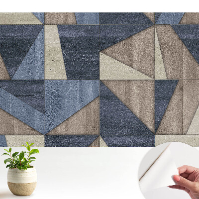 Fototapeta do salonu Geometryczna mozaika w odcieniach ziemi