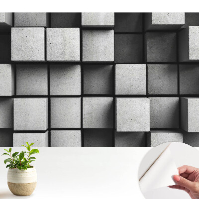 Tapeta fotograficzna samoprzylepna Trójwymiarowe sześciany przestrzeń