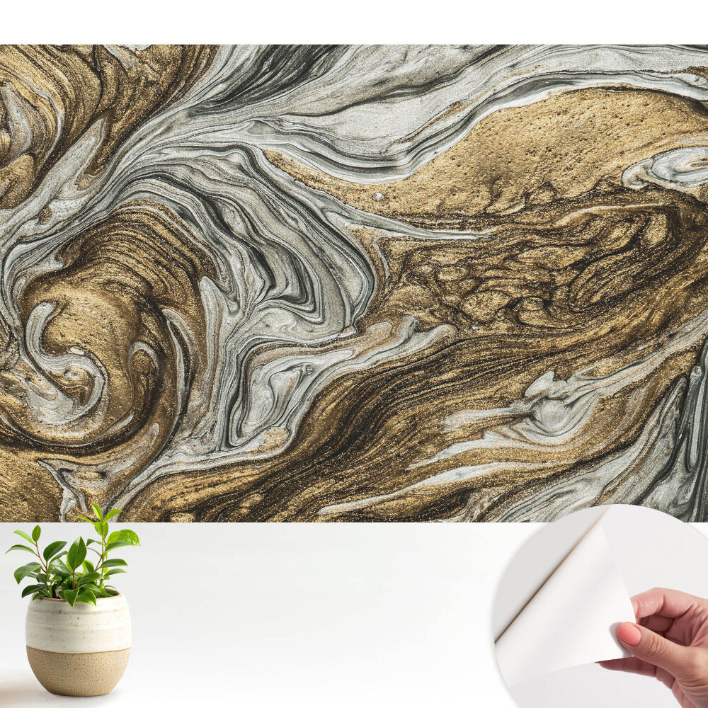 Fototapeta na wymiar do sypialni Wiry i fale abstrakcyjne ciepłe odcienie