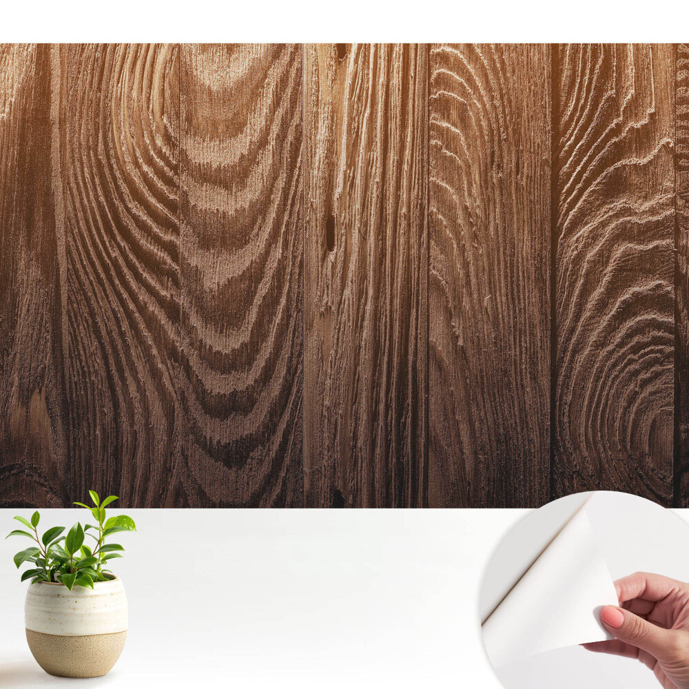 Tapeta fotograficzna samoprzylepna Rustykalne ciepło drewna deski słoje