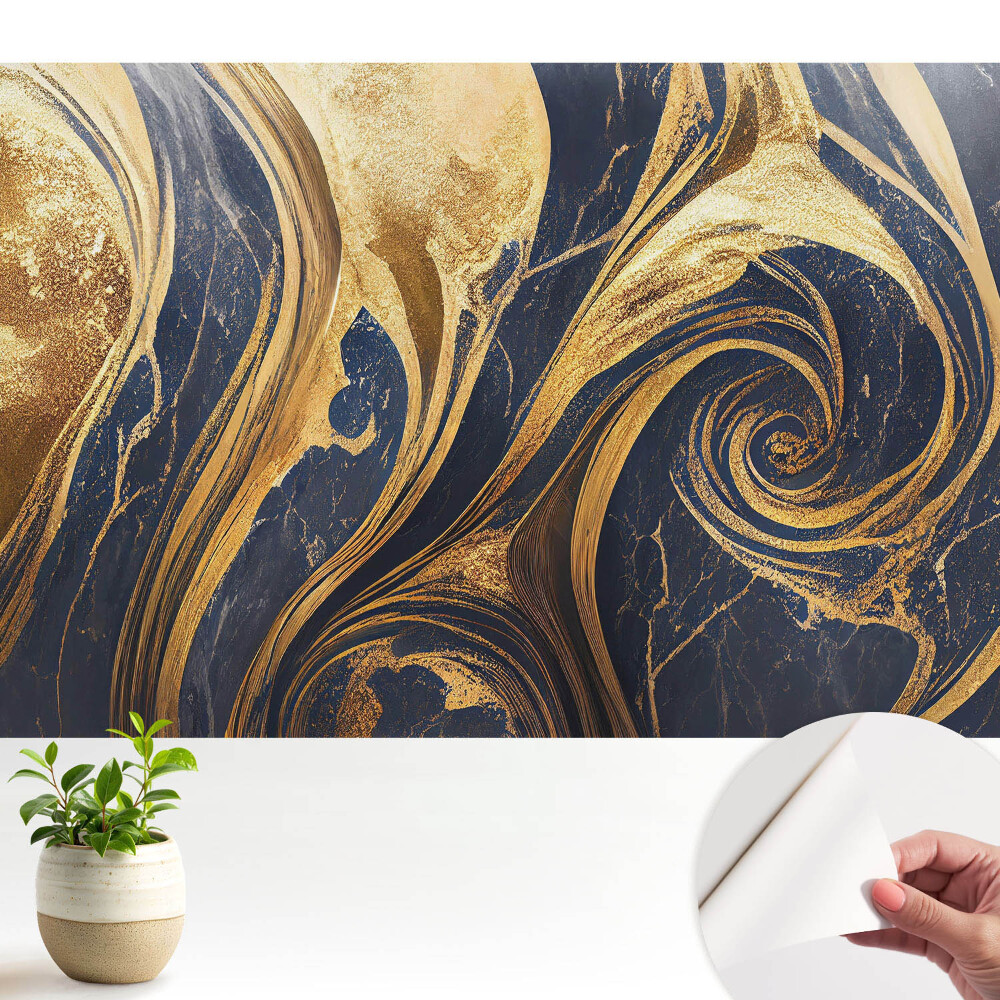 Nowoczesna fototapeta na wymiar Eleganckie abstrakcyjne wiry i linie