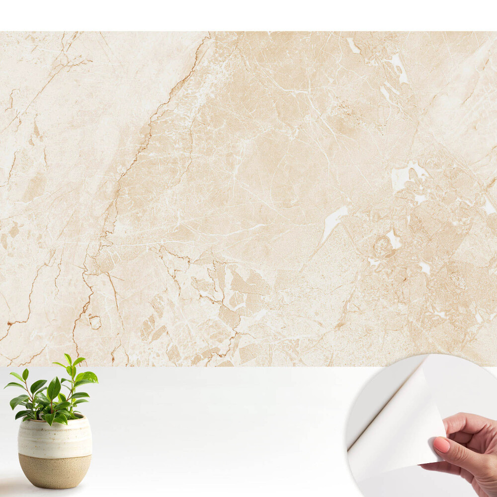 Fototapeta do salonu Elegancki beżowy marmur