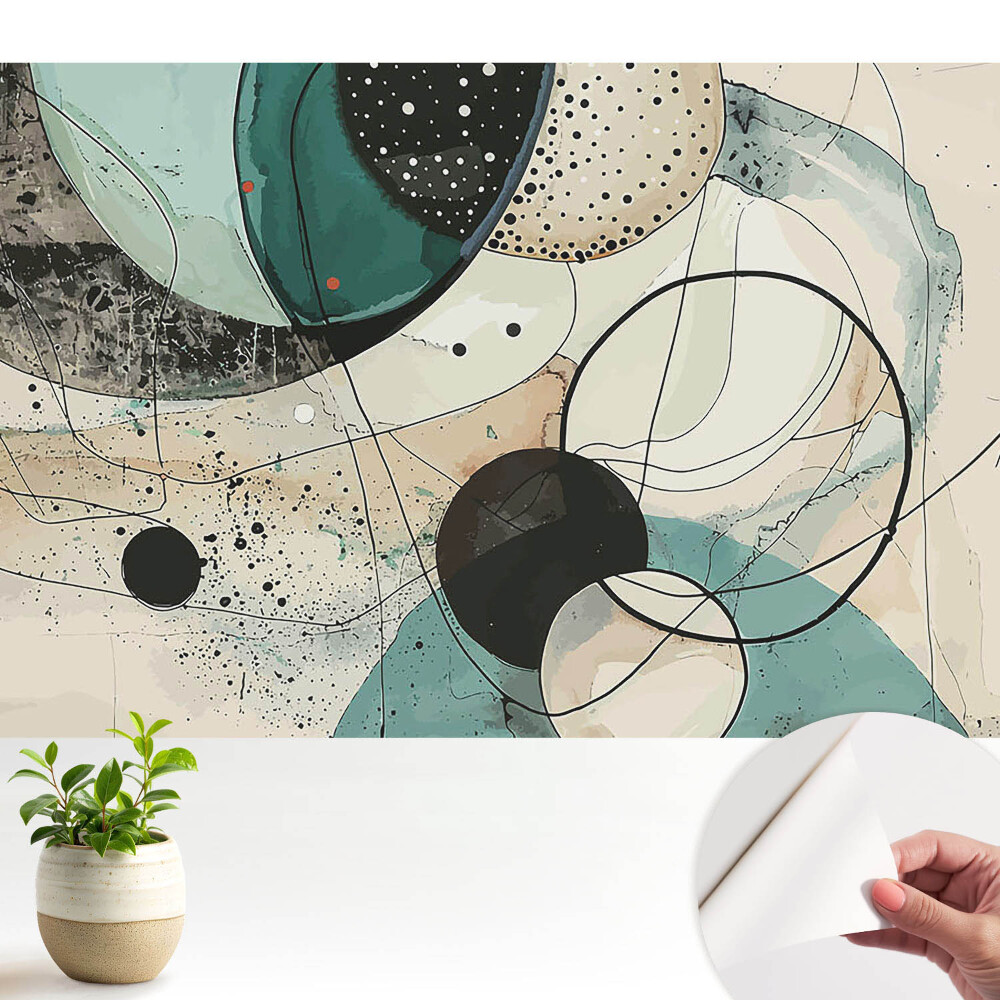 Tapeta fotograficzna samoprzylepna Abstrakcyjna geometryczna kompozycja