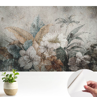 Fototapeta z nadrukiem samoprzylepna Rustykalna kwiatowa kompozycja marzeń