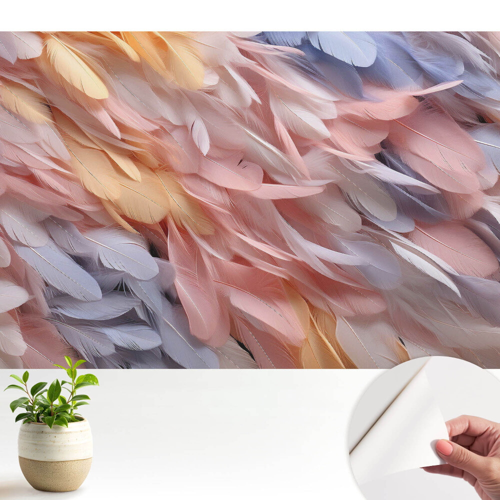 Fototapeta Pastelowe pióra lekkość