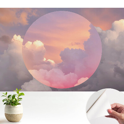 Fototapeta na wymiar do sypialni Pastelowa chmurna harmonia